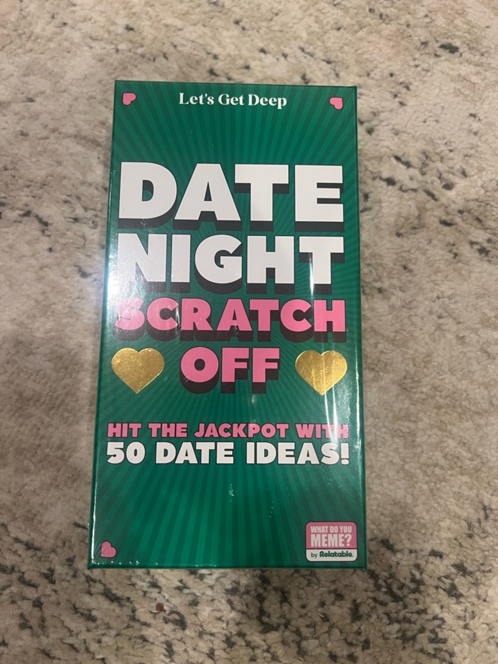 Date Night Scratch Off Game - Green